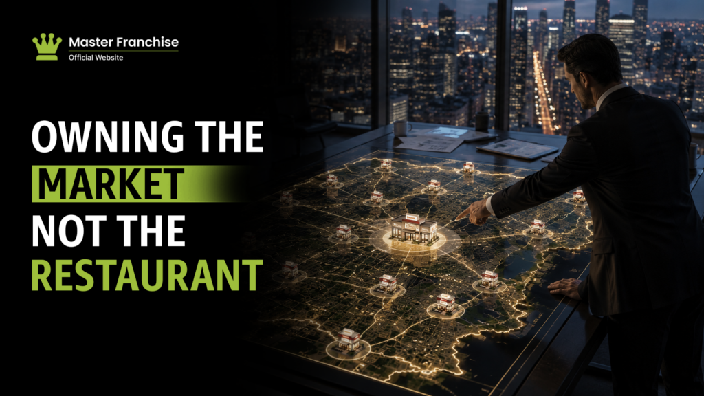 Owning the market not the restaurant franchise.