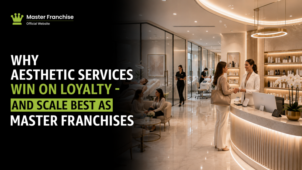 Aesthetic services loyalty master franchise scale.