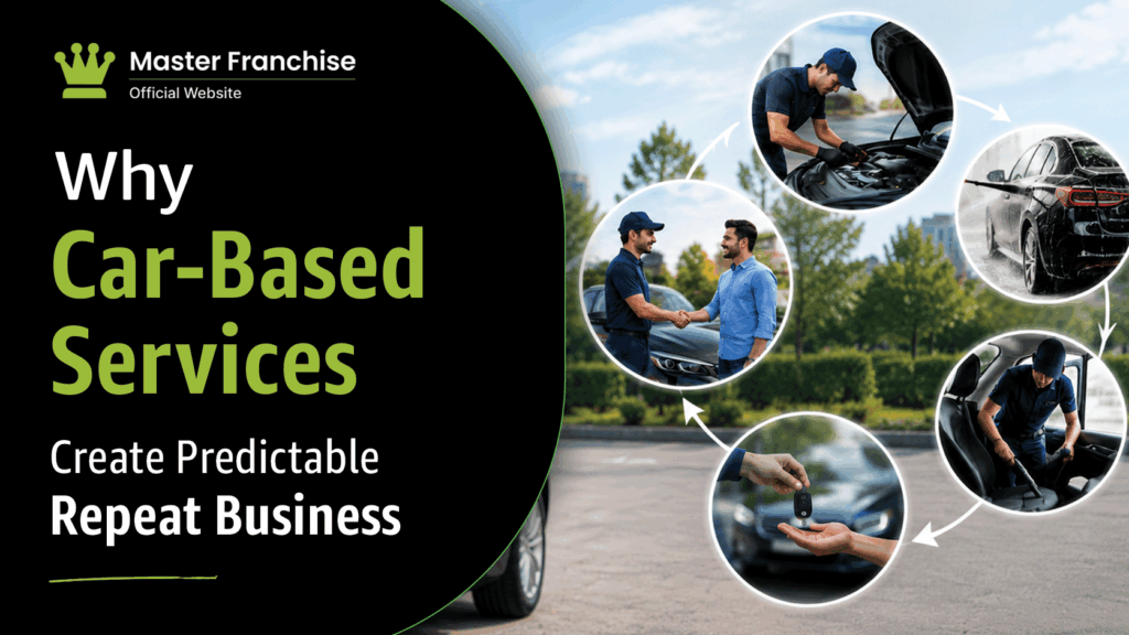 Car based services predictable repeat business franchise.