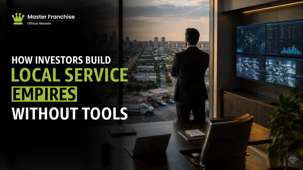 Local service empire investors without owning tools.