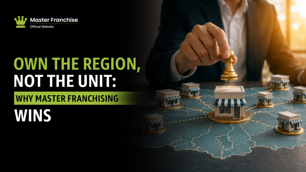 Own the region not the unit master franchising.