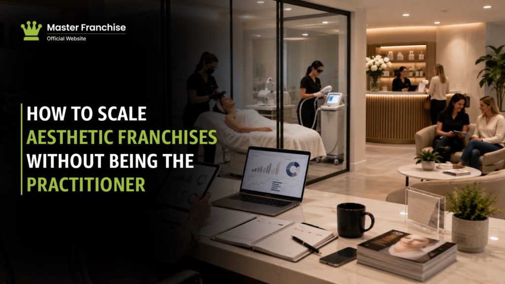Aesthetic franchise scale without being practitioner.