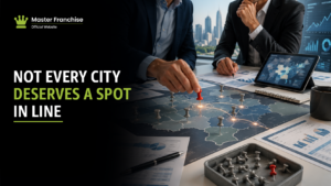 Food franchise city expansion tier priority timeline.