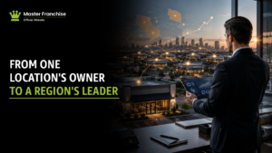 Master franchise income stages early growth mature.