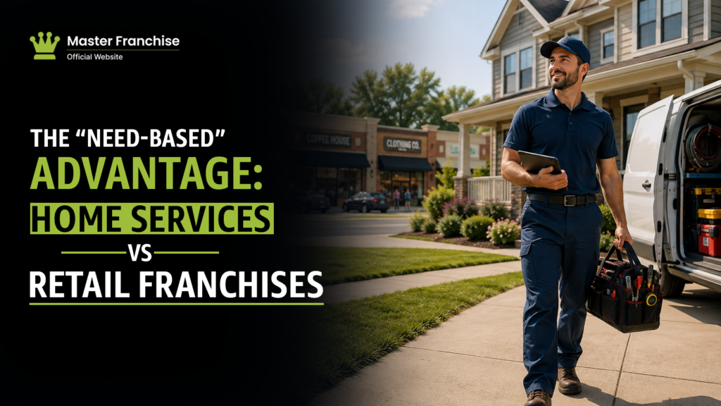 Need based home services versus retail franchise advantage.
