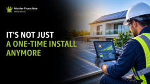Solar recurring revenue installation to maintenance cycle.