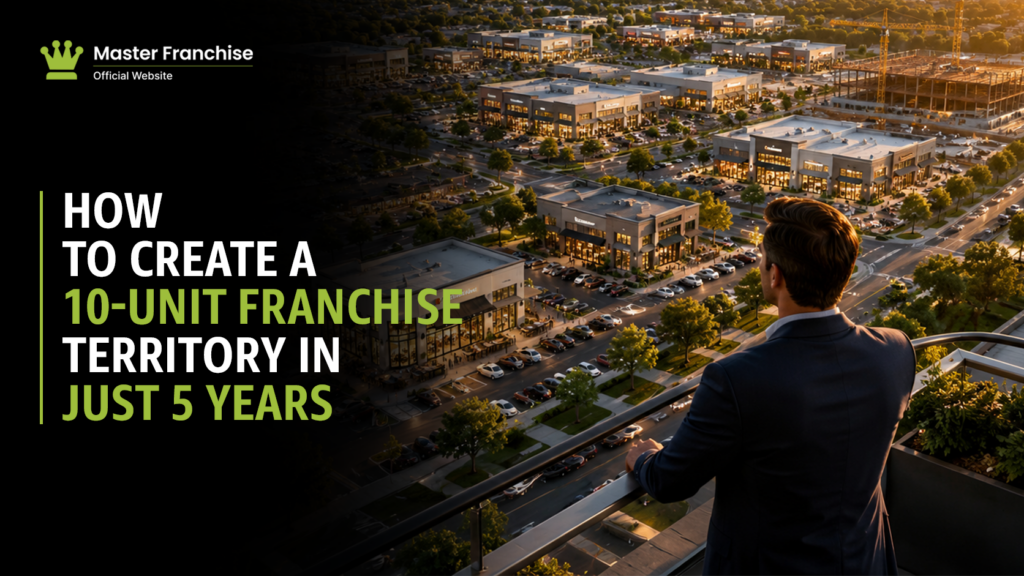 10 unit franchise territory 5 year growth plan.