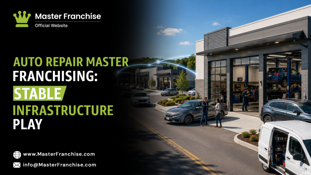 Auto Repair Master Franchising: Stable Infrastructure Play.