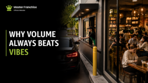 Drive thru speed versus cafe dwell time comparison.