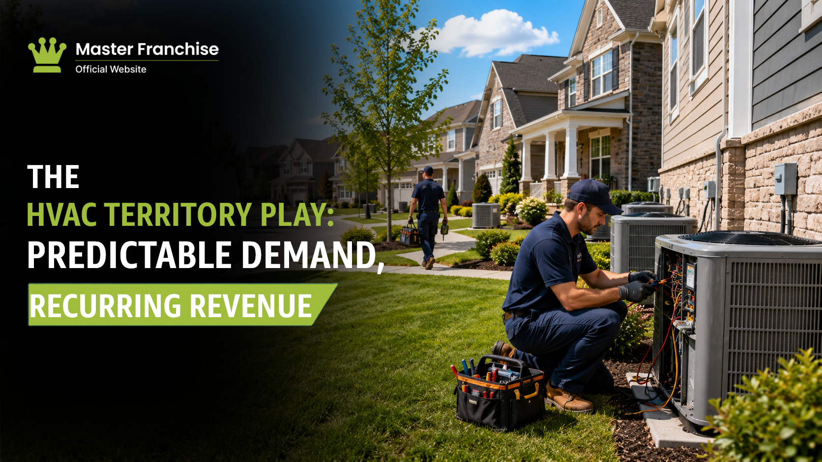 HVAC franchise territory predictable demand recurring revenue.