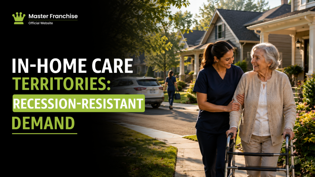 In-home care franchise territory recession resistant demand.