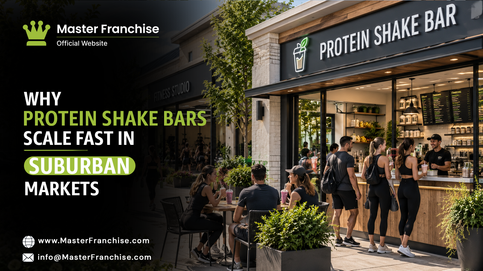 Why Protein Shake Bars Scale Fast in Suburban Markets.