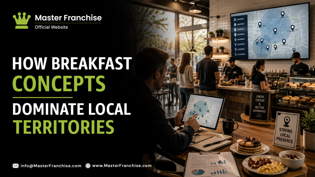 Breakfast franchise concept dominating local territory.