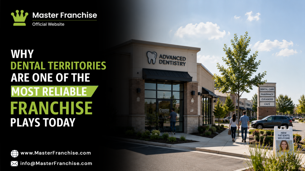 Dental franchise territory reliable recurring care revenue.