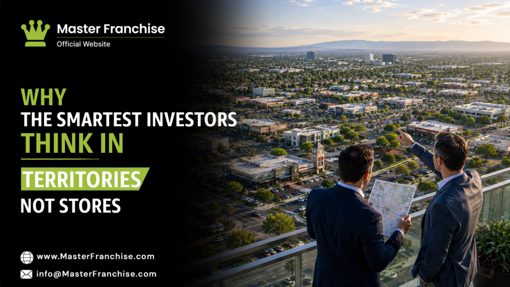 Franchise investor territory thinking versus single store.