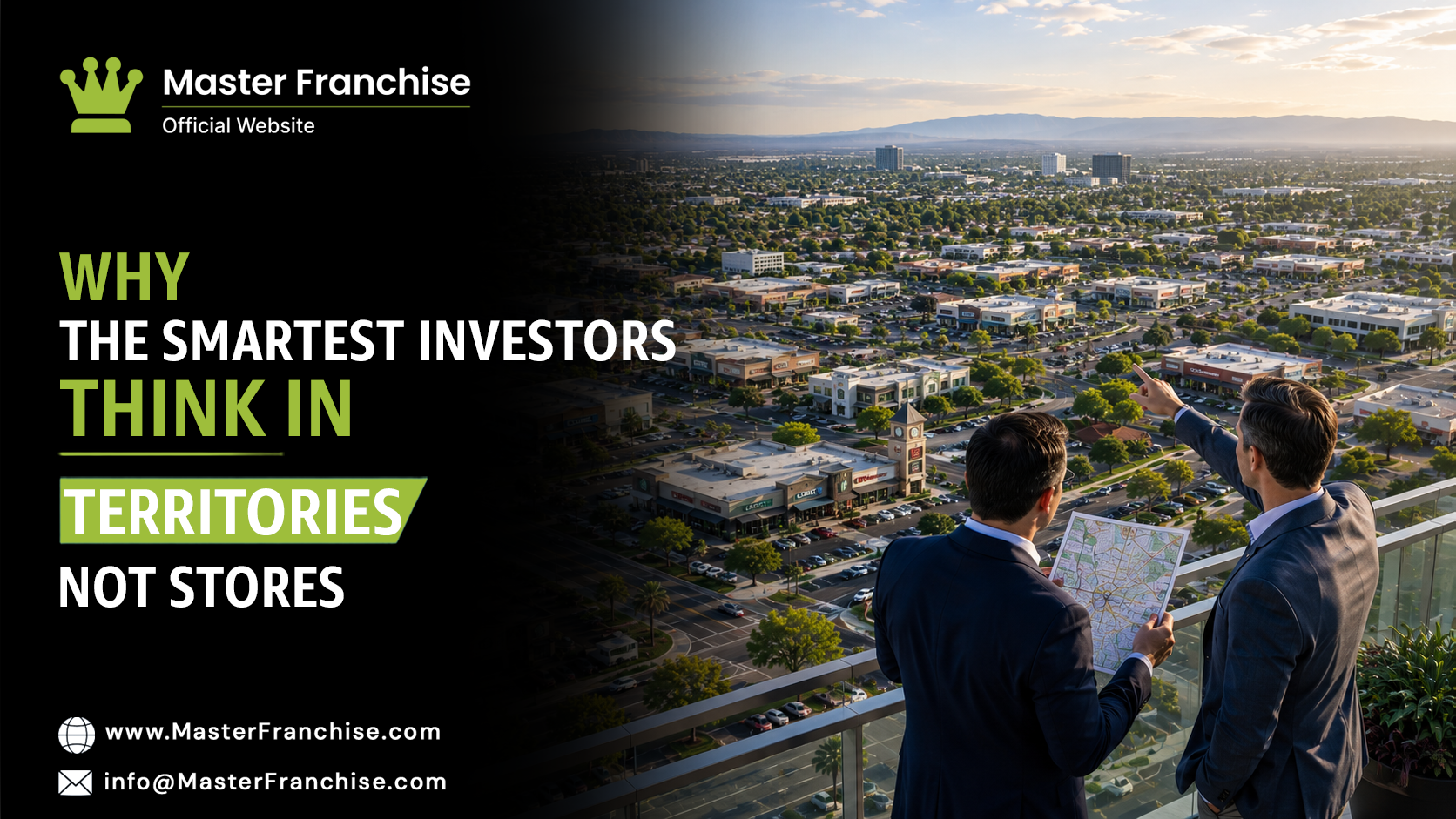 Franchise investor territory thinking versus single store.