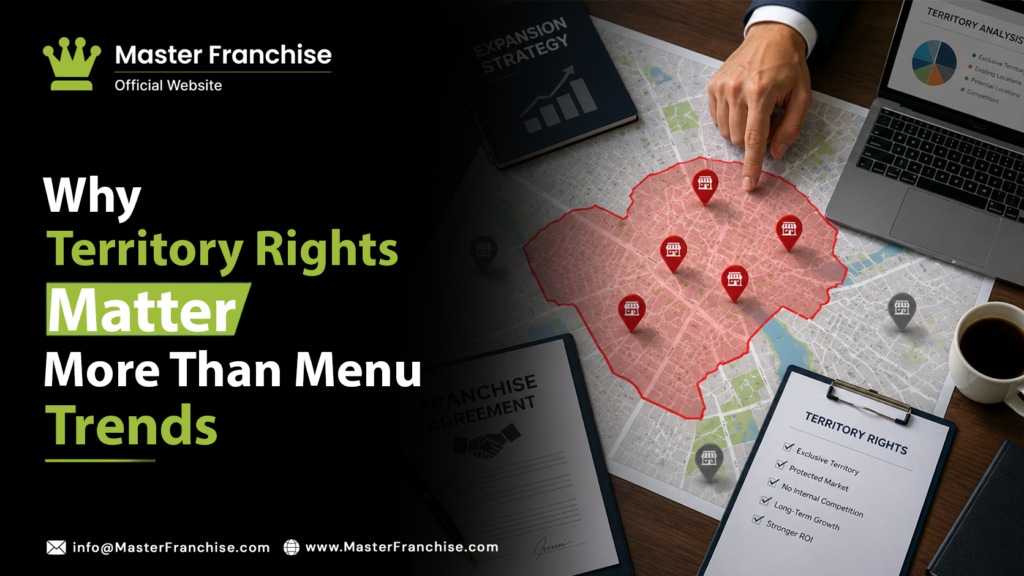 Franchise territory rights investor market control.
