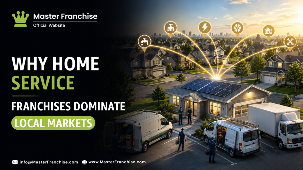 Home service franchise territory local market dominance.