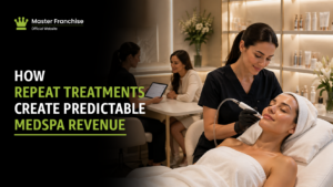 MedSpa repeat client visits and treatment revenue.
