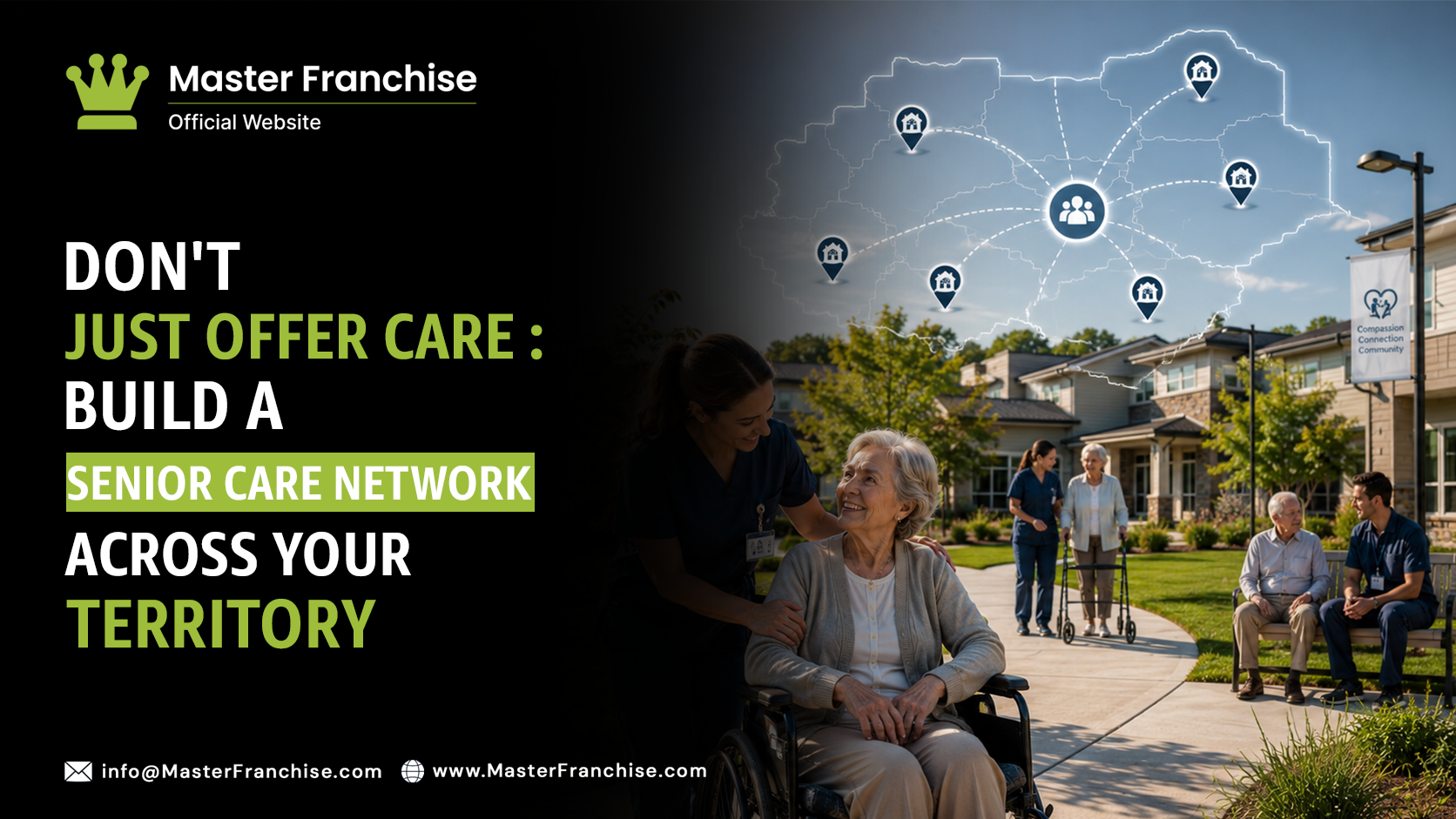 Senior care network franchise territory expansion.