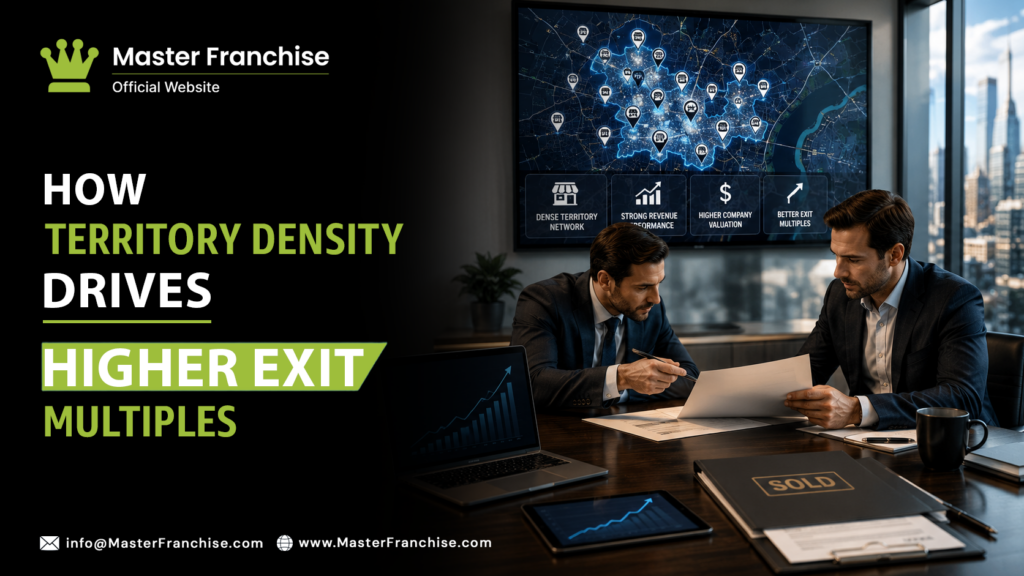 Territory density franchise exit multiple valuation.
