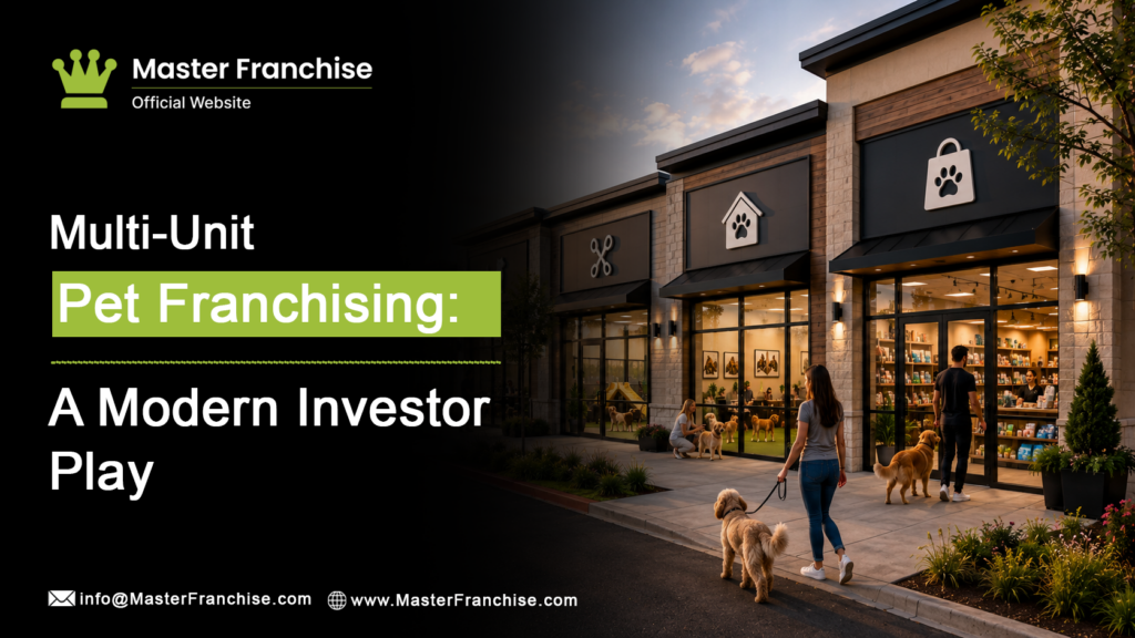 Multi-unit pet franchising modern investor territory opportunity.