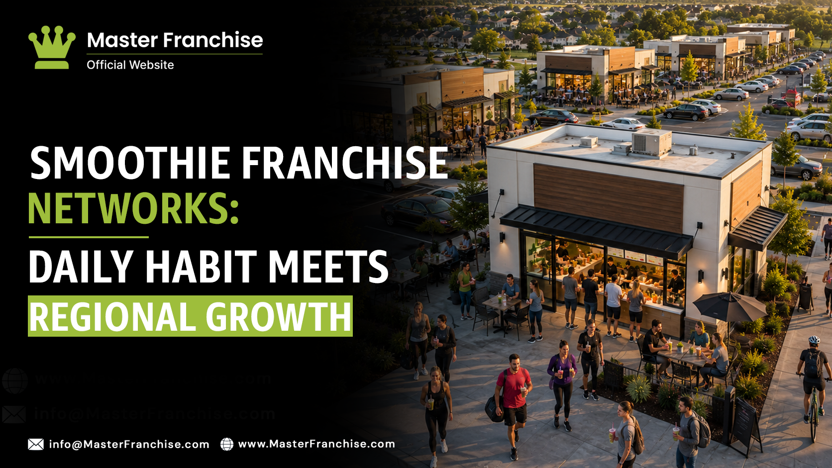 Smoothie franchise network daily habit regional growth.