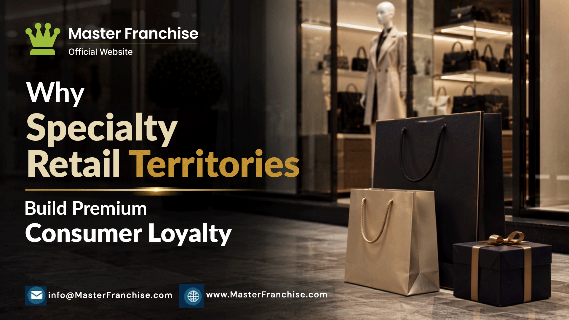 Specialty retail territories focused on building premium consumer loyalty through strategically placed retail locations.