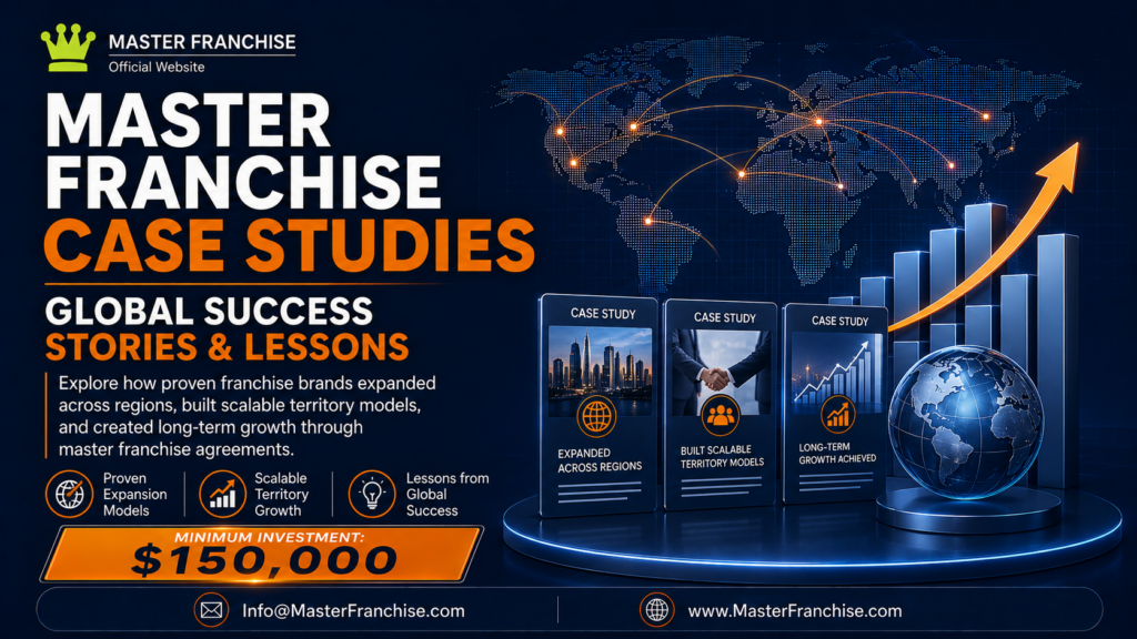 Master Franchise case studies featuring proven franchise success, global expansion, and scalable business growth strategies.