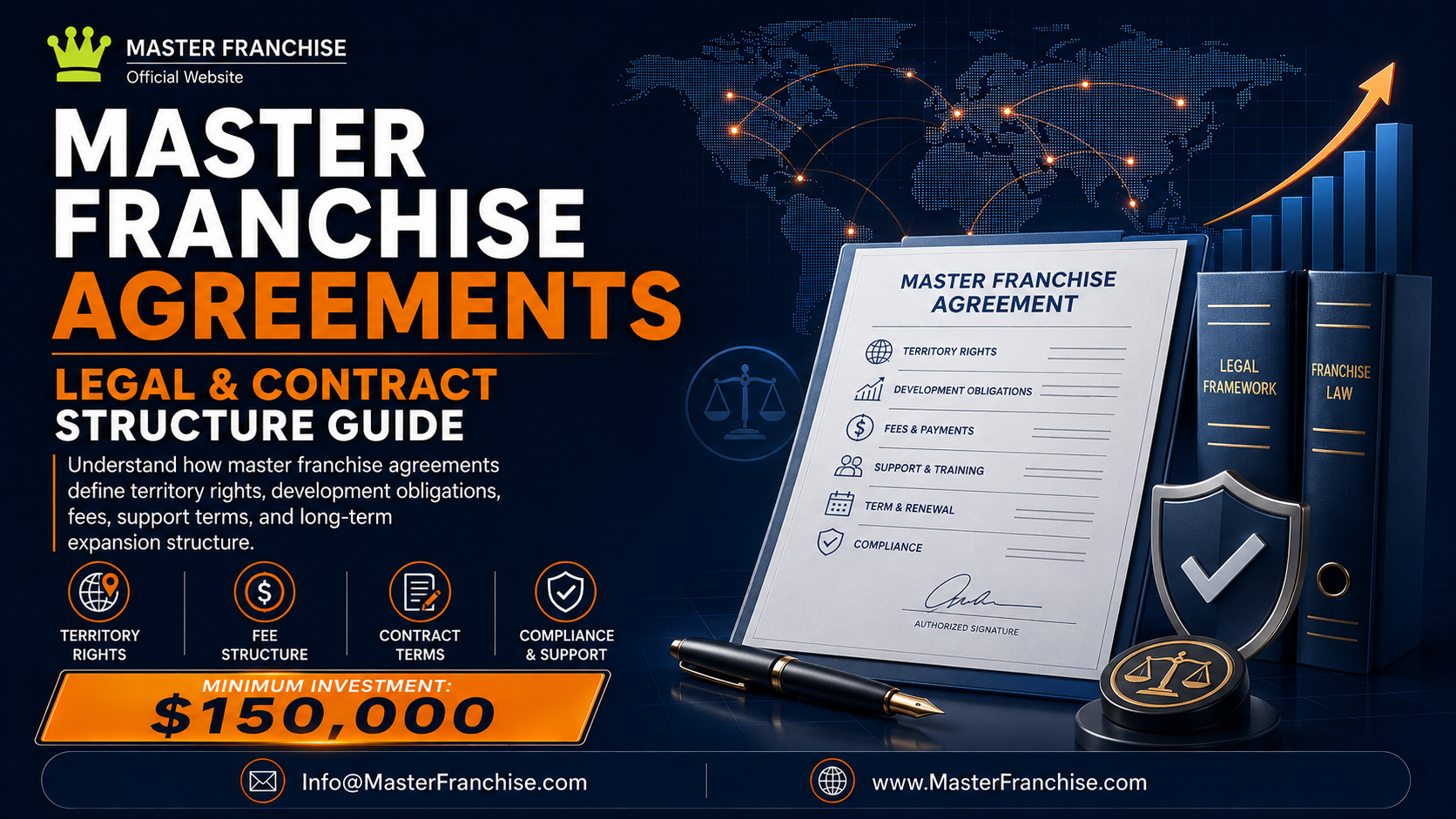 Master Franchise agreements guide covering territory rights, legal framework, contract terms, and franchise expansion.